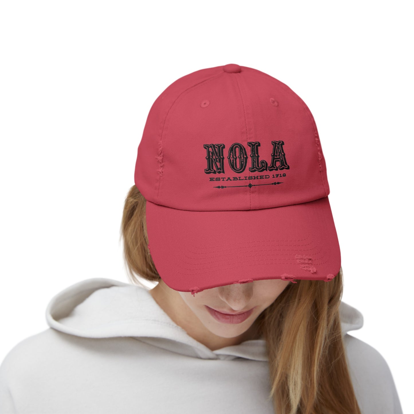 NOLA Distressed Cap