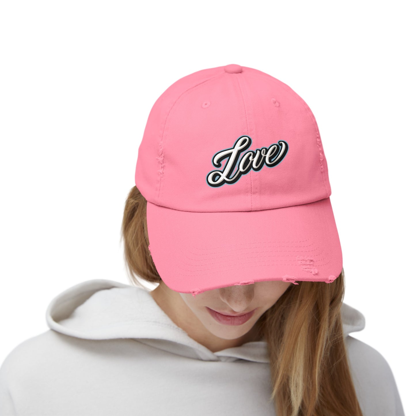 Love Logo Distressed Cap