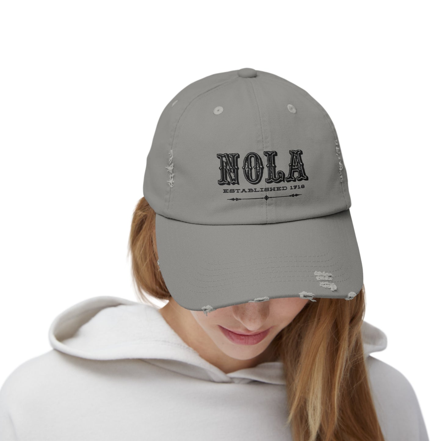 NOLA Distressed Cap