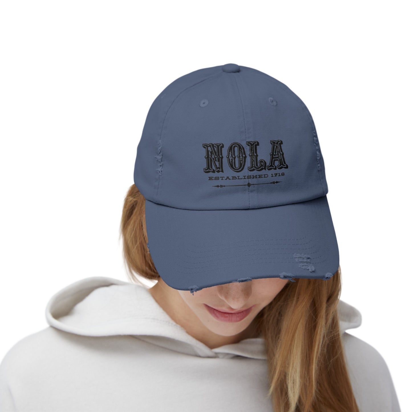 NOLA Distressed Cap