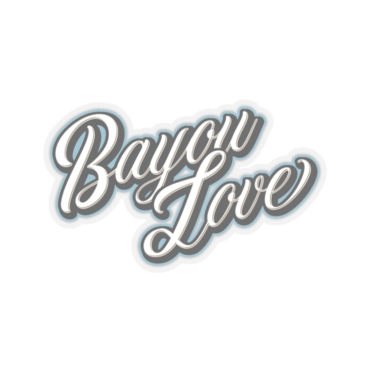 Bayou Love Logo Sticker