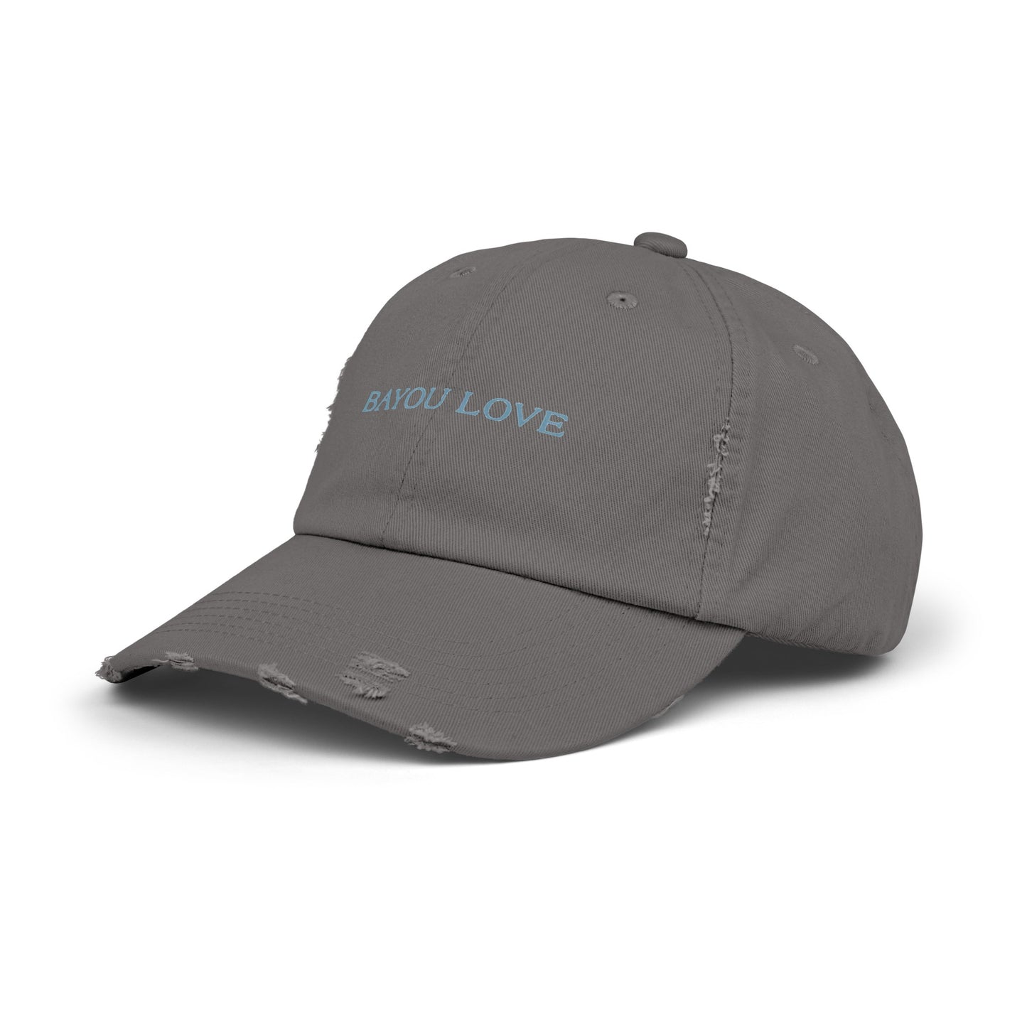 Blue Logo Distressed Cap