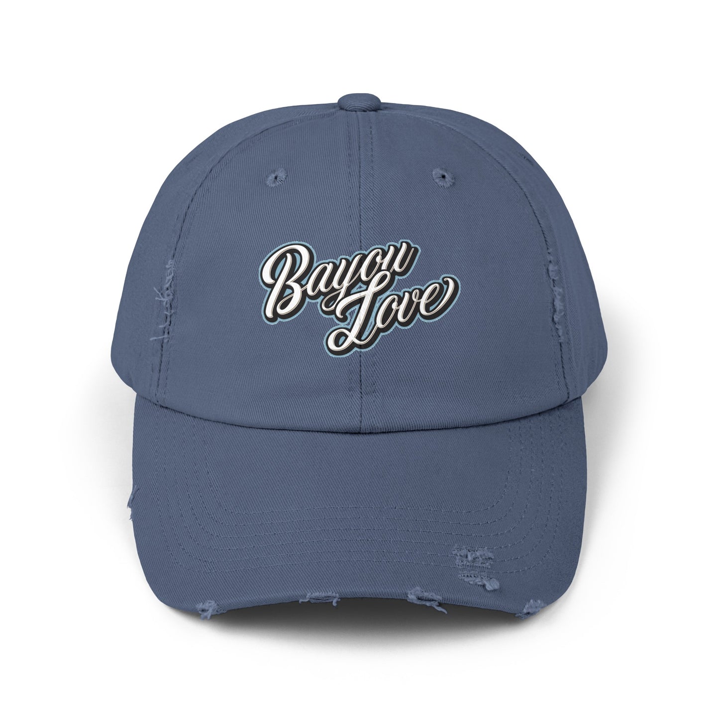 Bayou Love Logo Distressed Cap