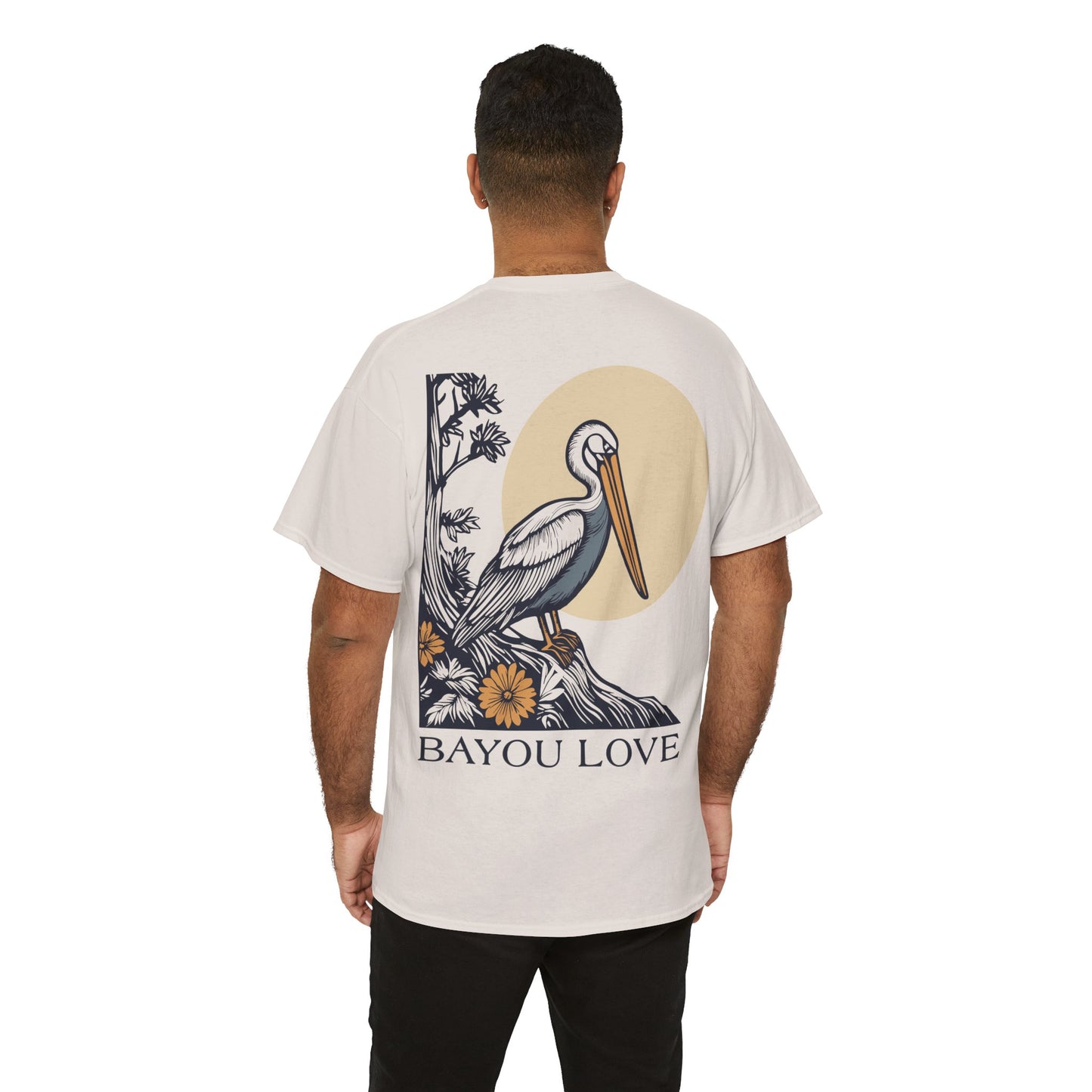 Bayou Love Pelican Tee