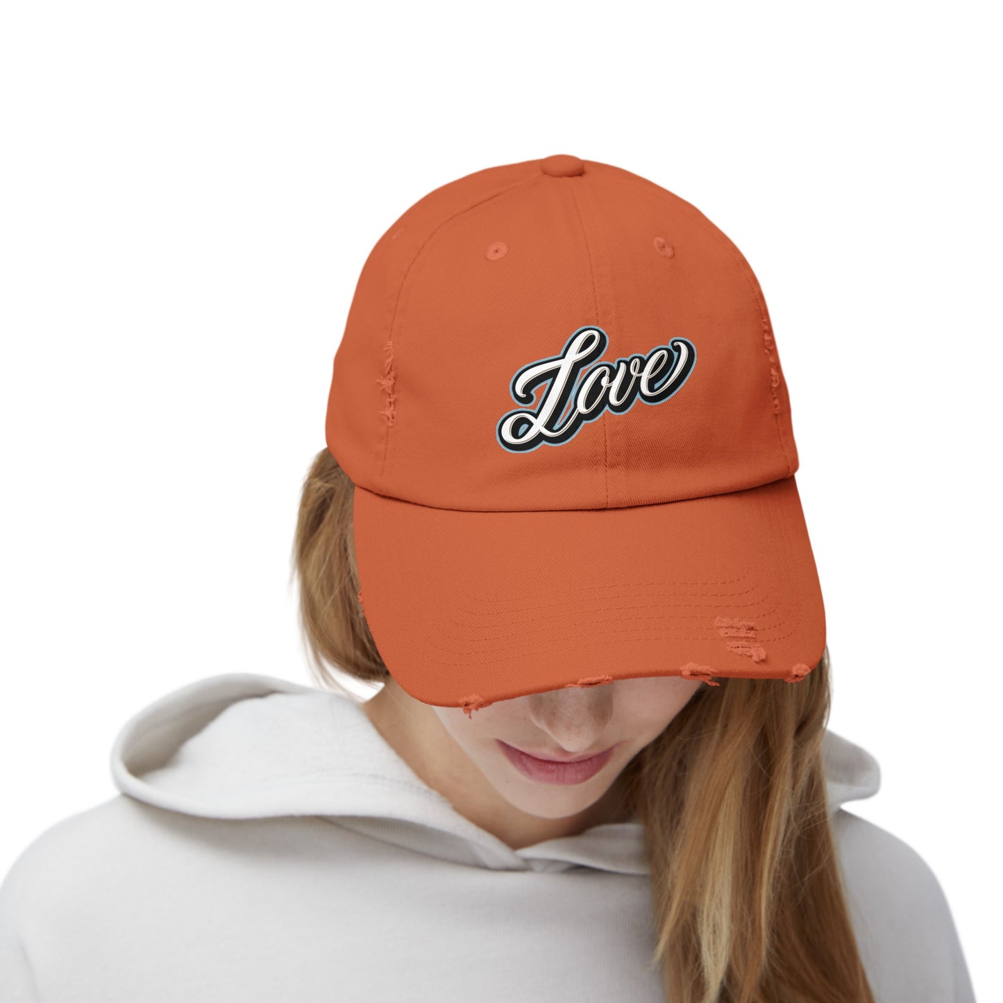 Love Logo Distressed Cap