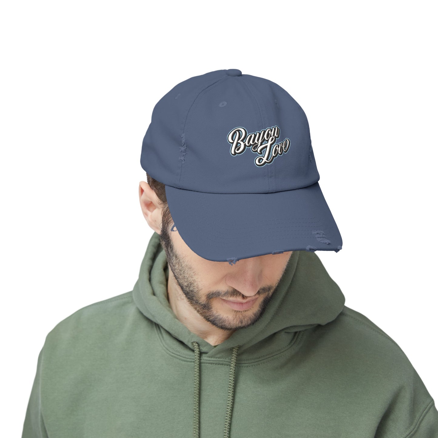 Bayou Love Logo Distressed Cap