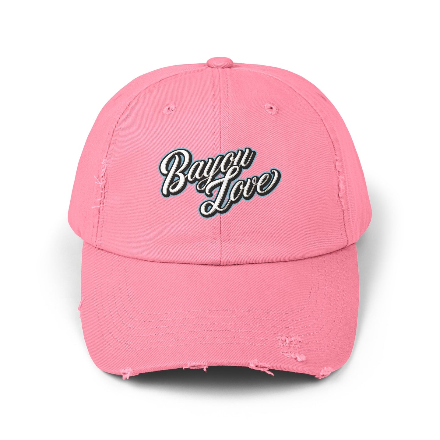 Bayou Love Logo Distressed Cap