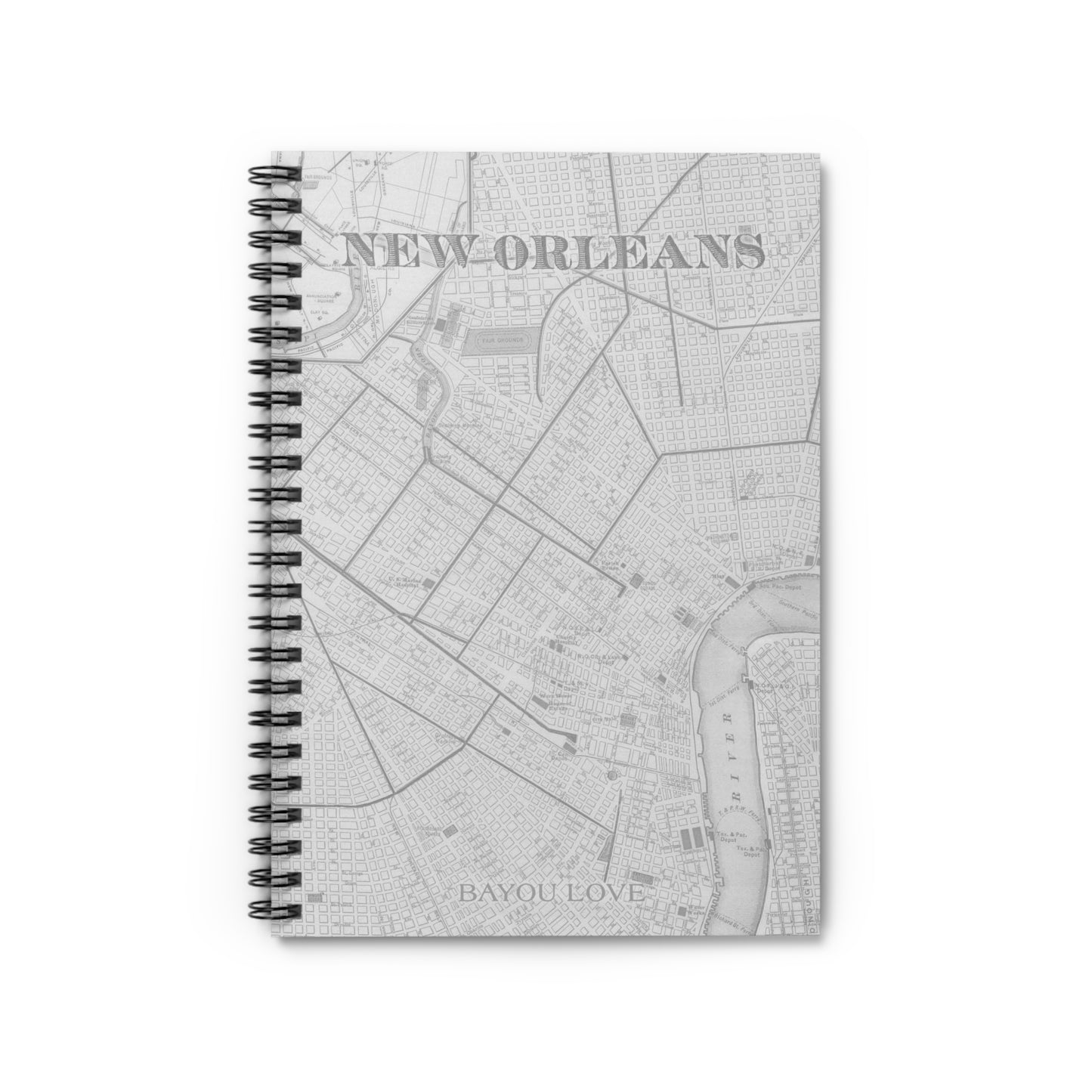 NOLA Map Notebook - Ruled Line