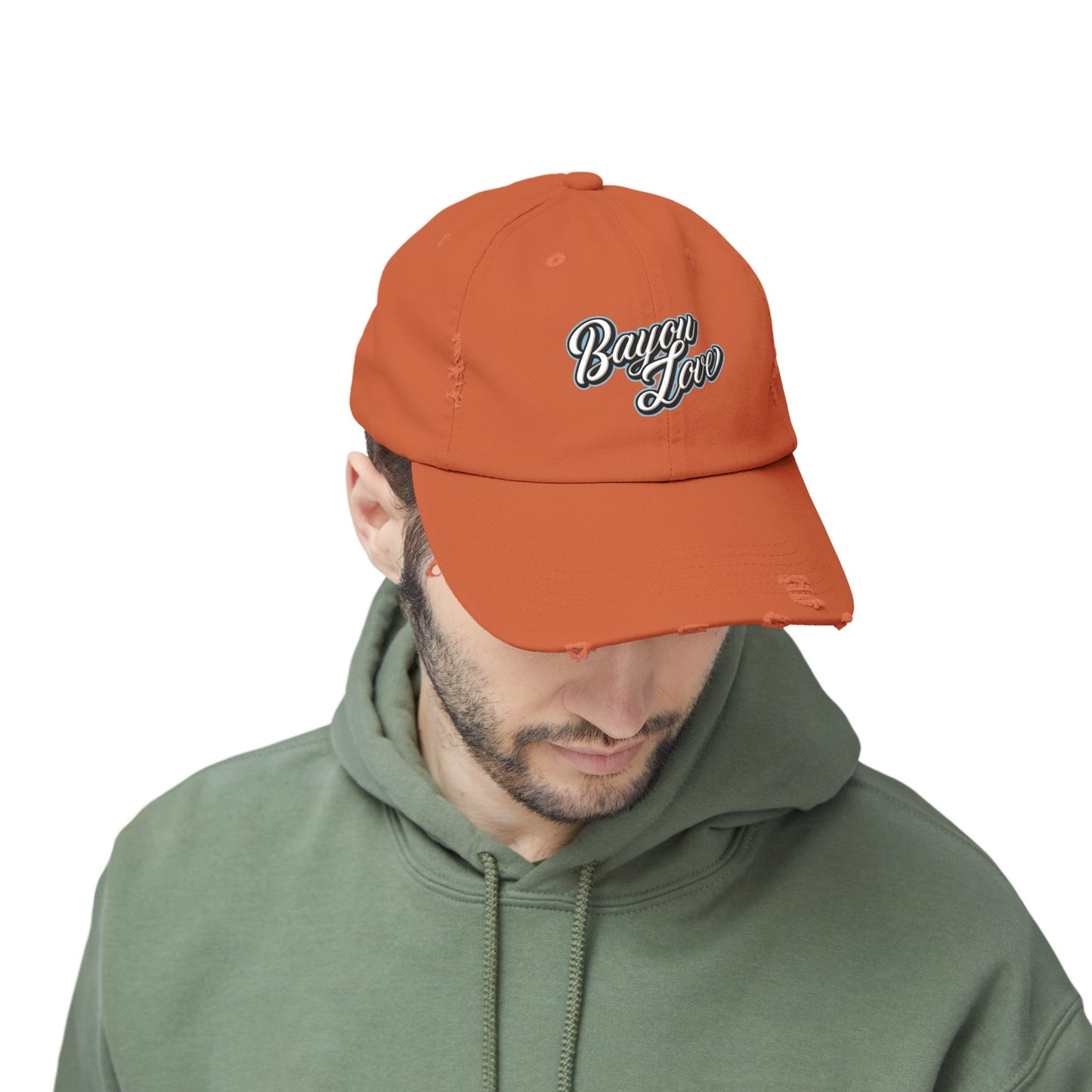 Bayou Love Logo Distressed Cap