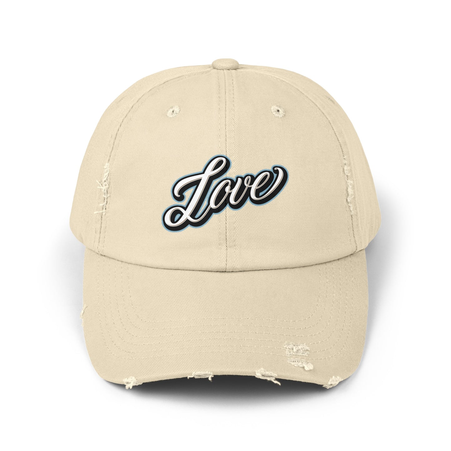 Love Logo Distressed Cap