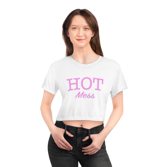 Hot Mess Crop Tee