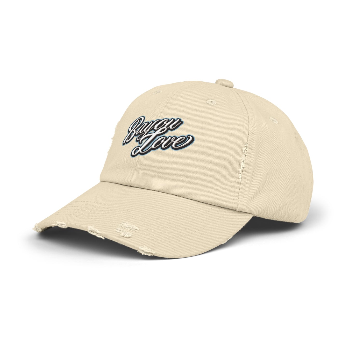 Bayou Love Logo Distressed Cap