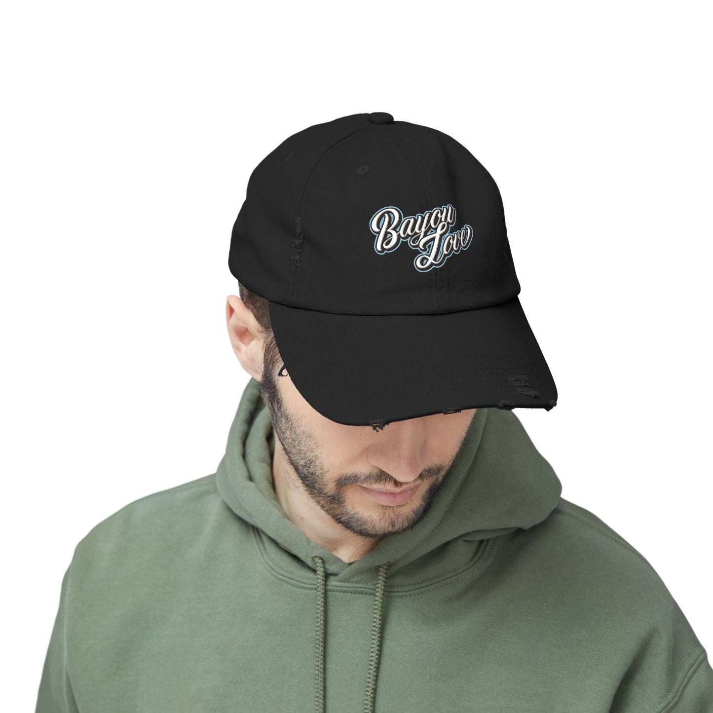 Bayou Love Logo Distressed Cap