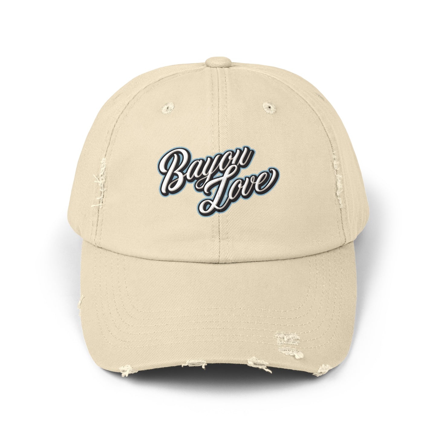 Bayou Love Logo Distressed Cap