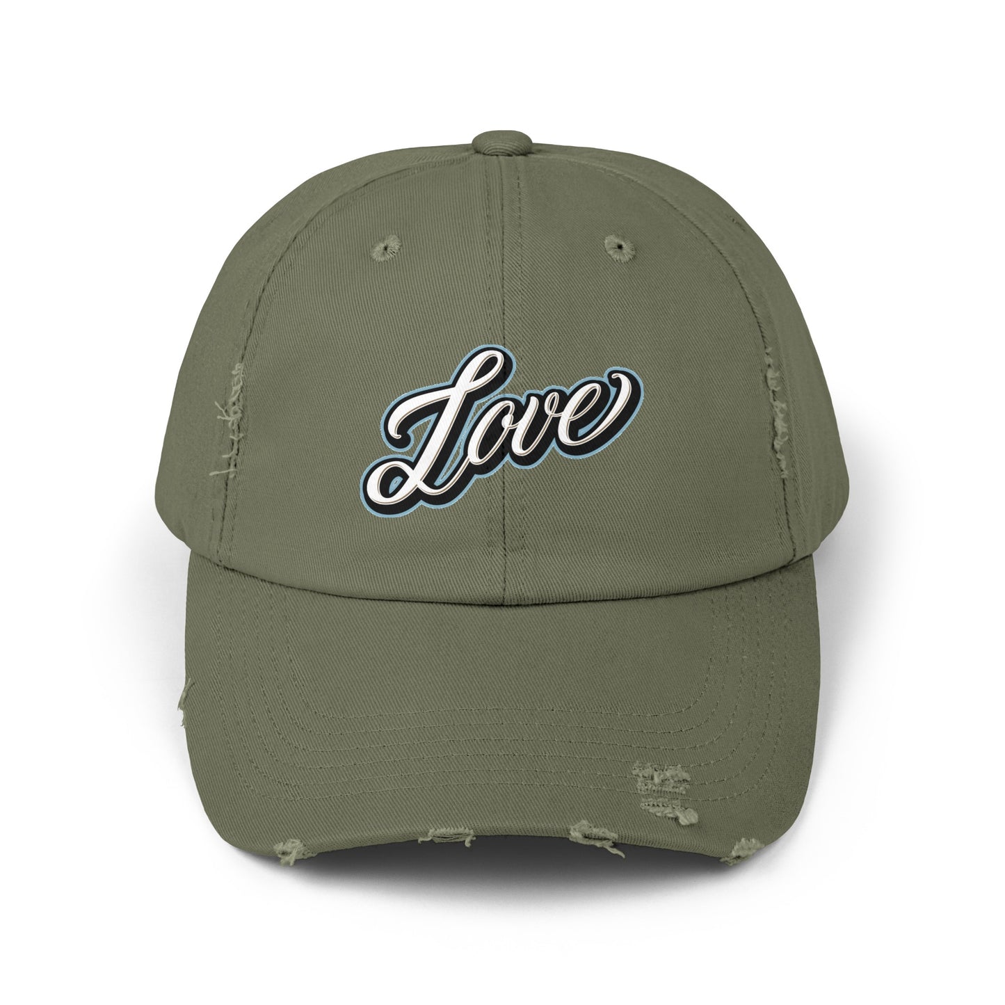 Love Logo Distressed Cap