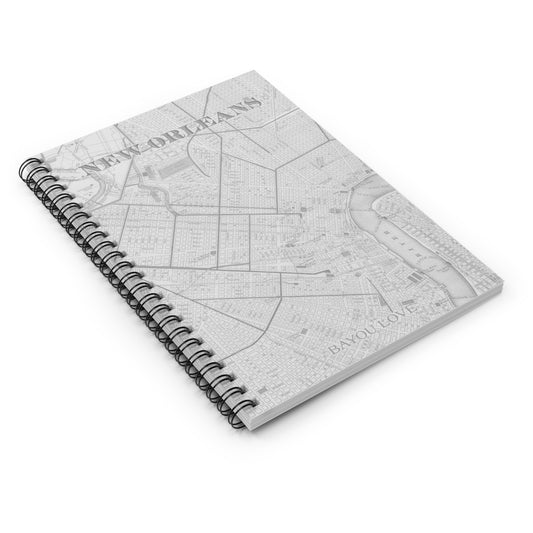 NOLA Map Notebook - Ruled Line