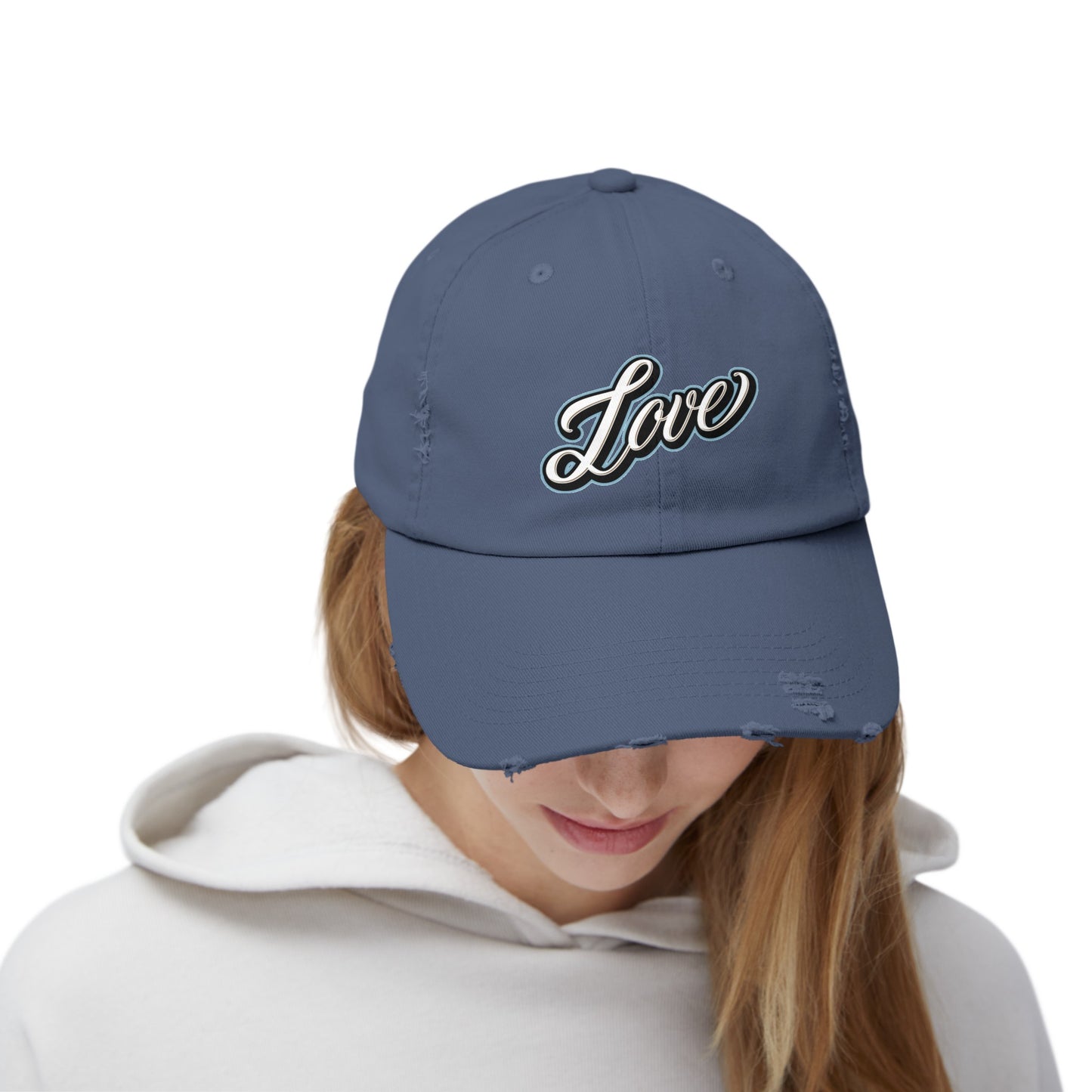 Love Logo Distressed Cap