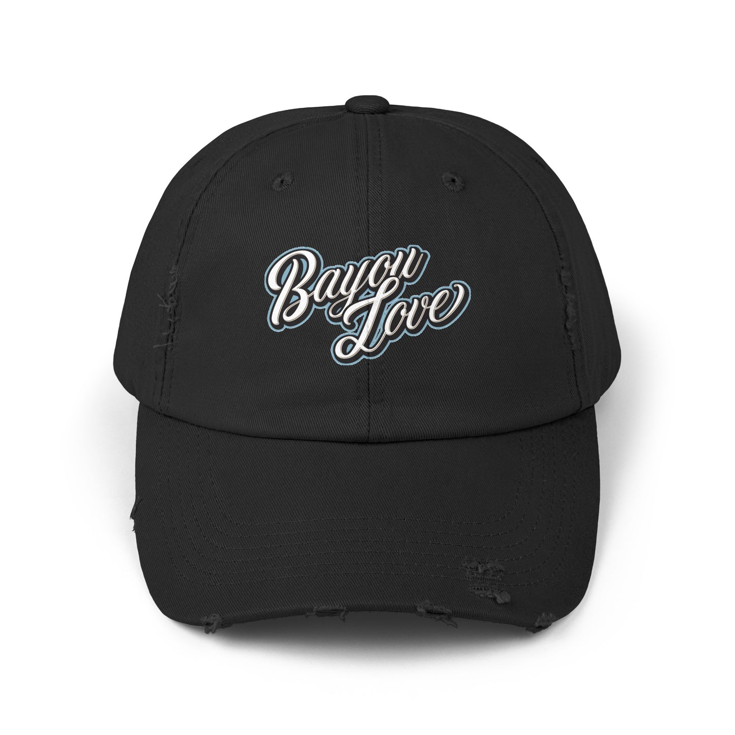 Bayou Love Logo Distressed Cap