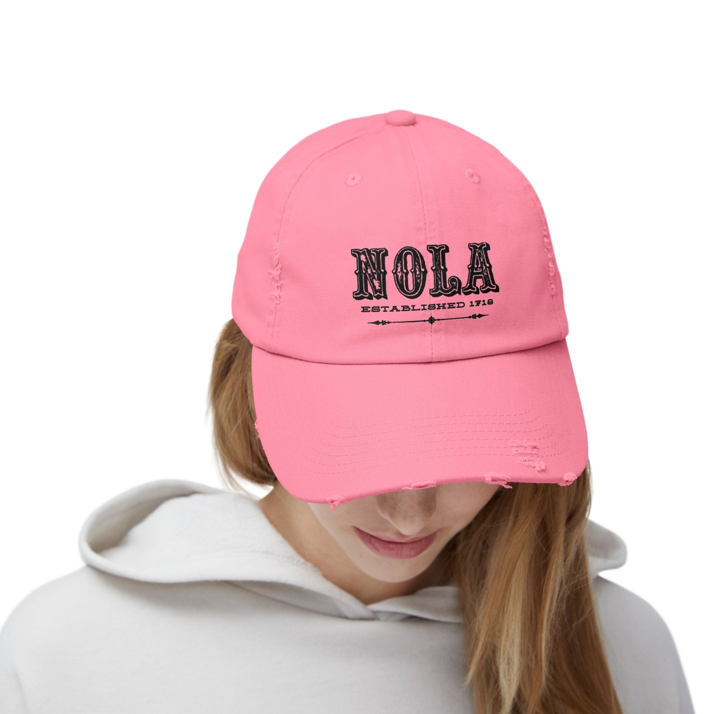 NOLA Distressed Cap