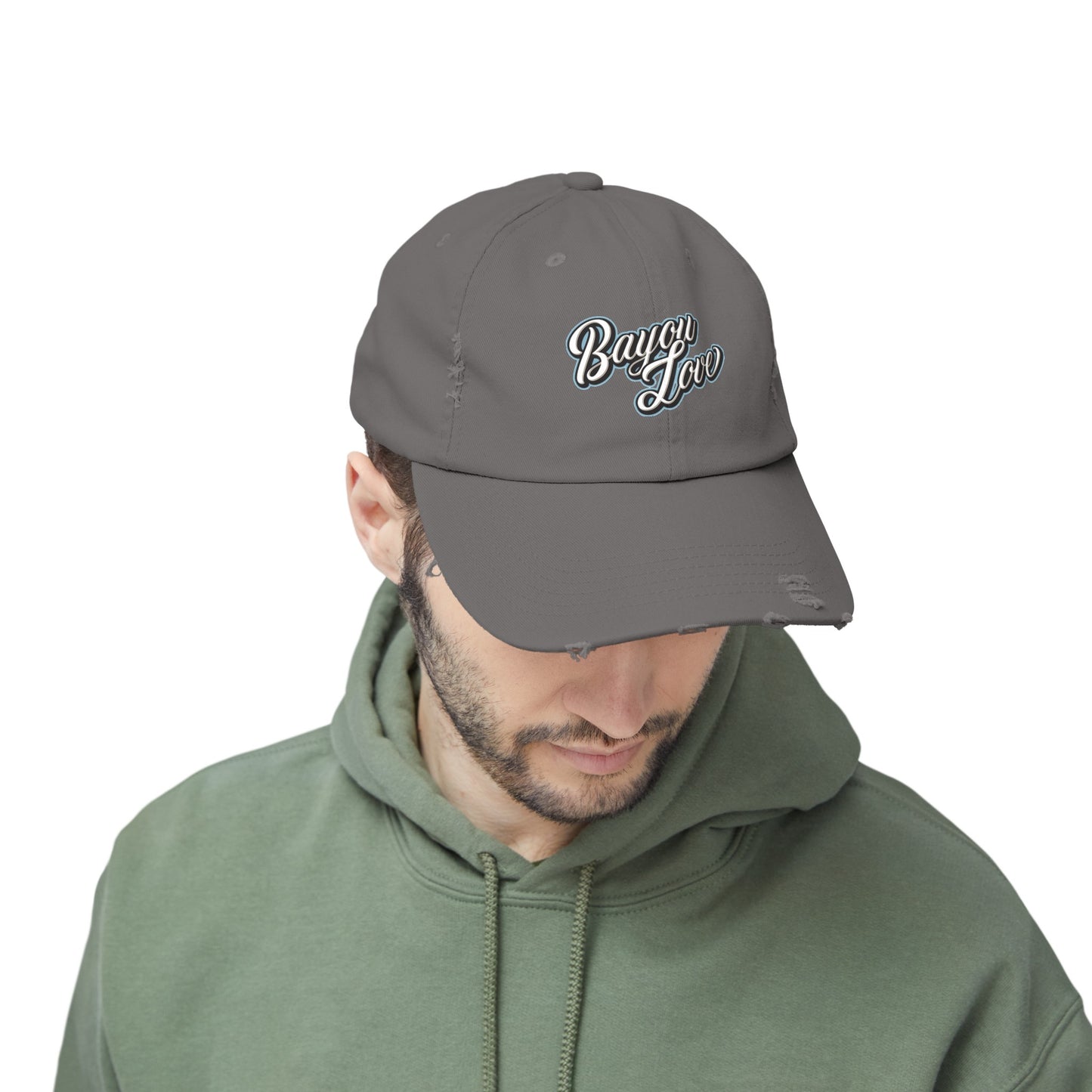 Bayou Love Logo Distressed Cap