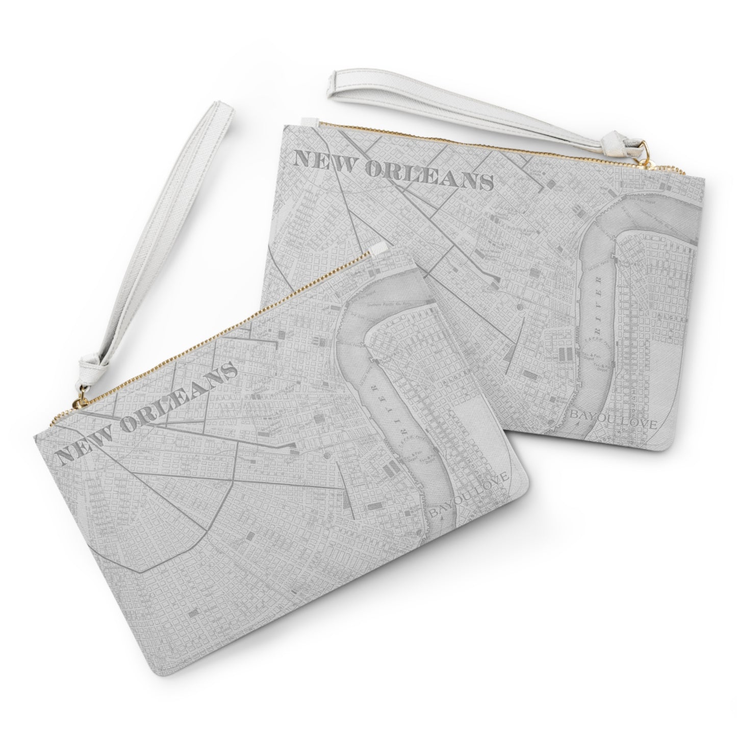 Clutch Bag NOLA Map