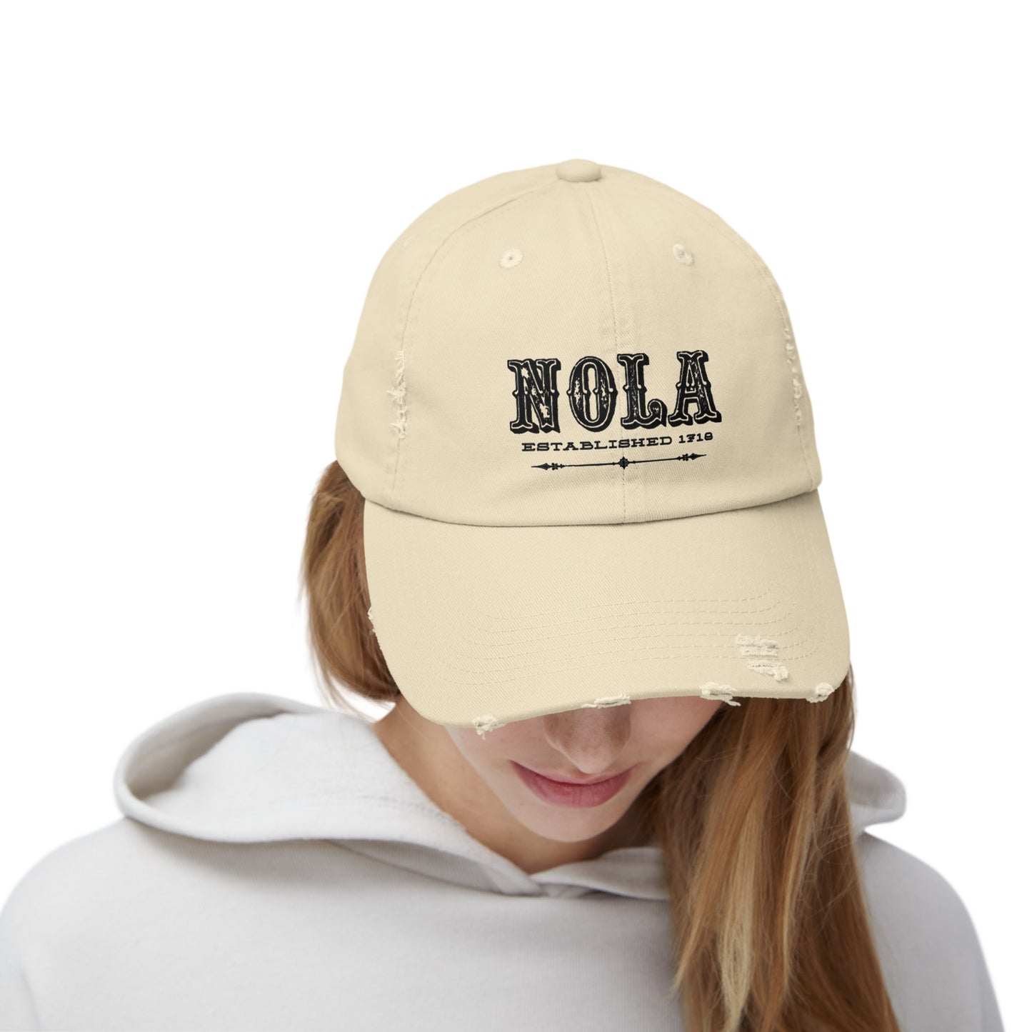 NOLA Distressed Cap