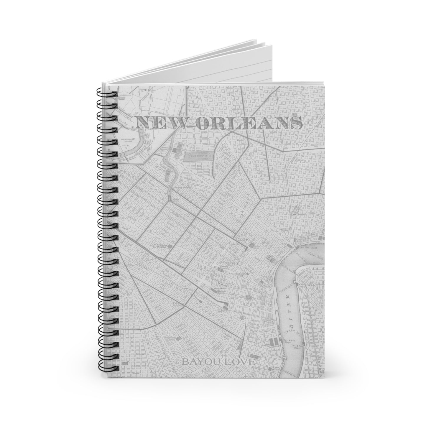 NOLA Map Notebook - Ruled Line